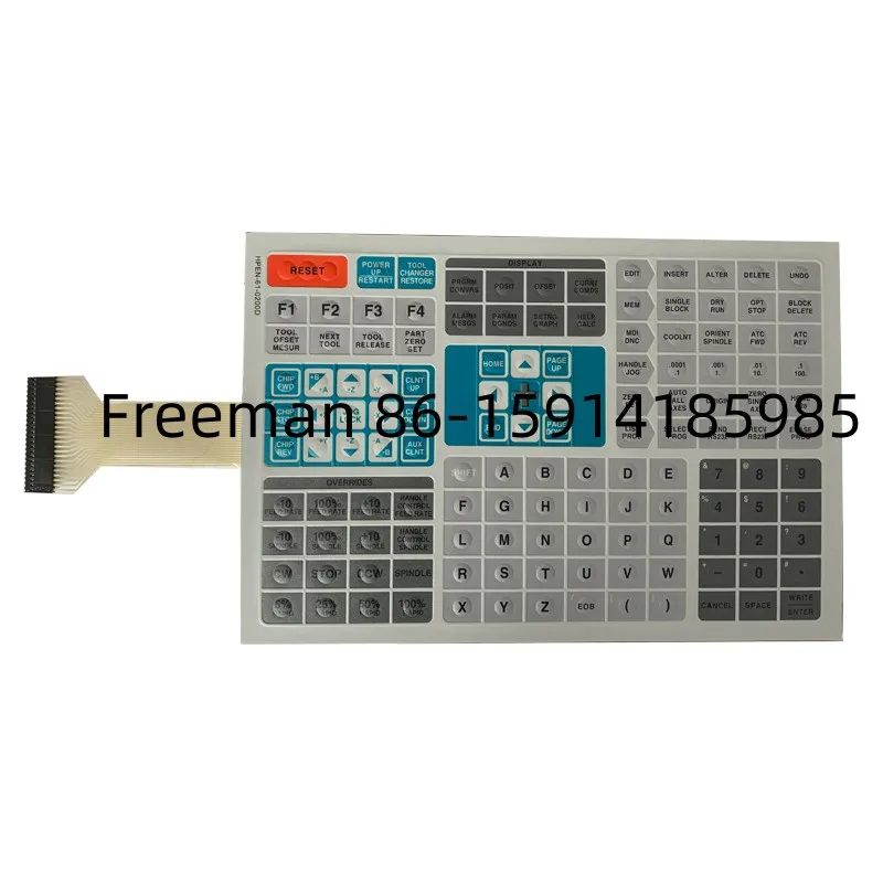 

New Replacement Touch Membrane Keypad for HARSLE CNC Lathe 61-0200 61-0200D HPEN-61-0200D