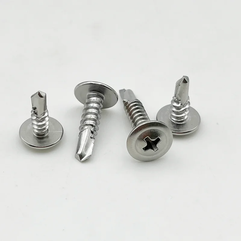 Gewindes ch neids ch raube 200 stücke m 4,2 m 4,8 Unter leg scheiben kopf selbst bohren der Gewindes ch neids ch rauben satz Hardiflex schraube aus Edelstahl für Blech – Detail 8