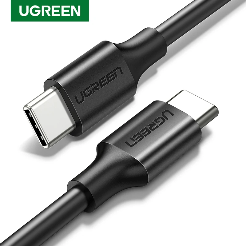 UGREEN USB C إلى USB C كابل PD60W آيفون 17 16 15 ماك بوك باد كابل شحن سريع 20 فولت 3A نوع C شاحن سريع PD كابل USB C #1