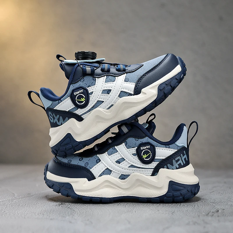 

Kids Sneakers Luxury Design Outdoor Sports Casual Running Shoes Leather Winter Comfortable Tennis Shoes for Children