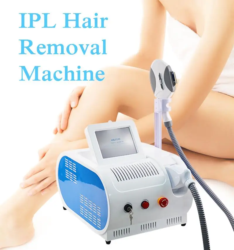 

Портативная машина для удаления волос IPL OPT E-light, многофункциональный лазерный эпилятор для омоложения кожи, три цвета, косметическая машина