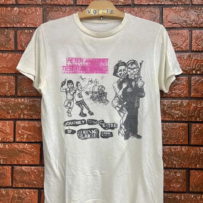 

Vintage 80S Peter And The Test Tube Babies English Shirt Lt418