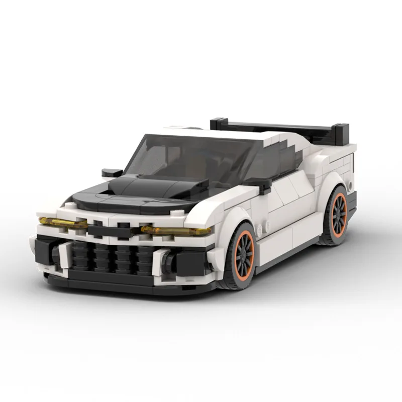 Camaro Chevroleted ZL1 City MOC Car Racing Building Block Speed Champions Super Race F1 Technical Vehicle brick Toy XMAS Gift