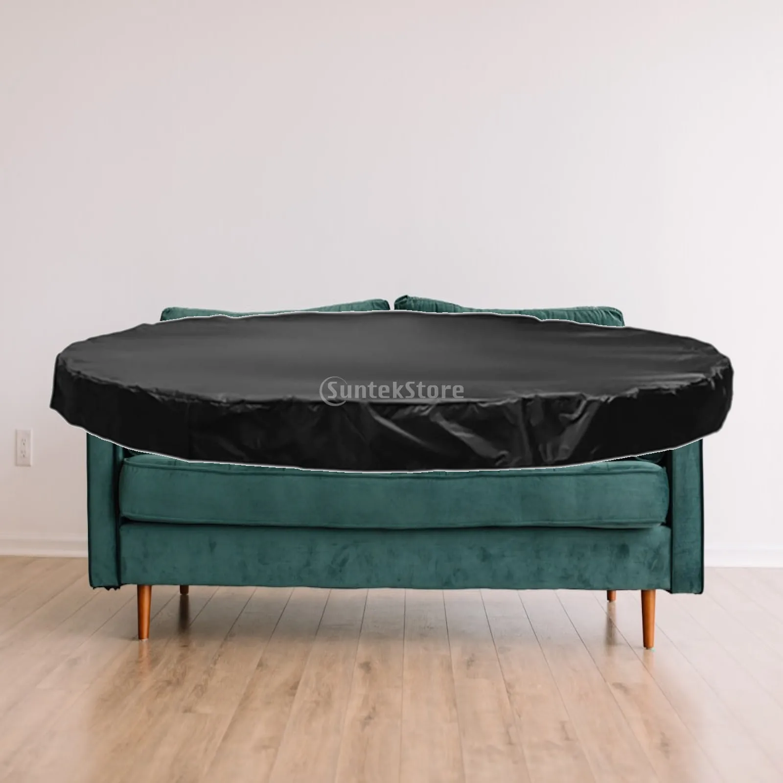 Waterproof Trampoline Shade Cover Oxford Dustproof Round Protective Top Sun Protection for Outdoor Garden Children's Play