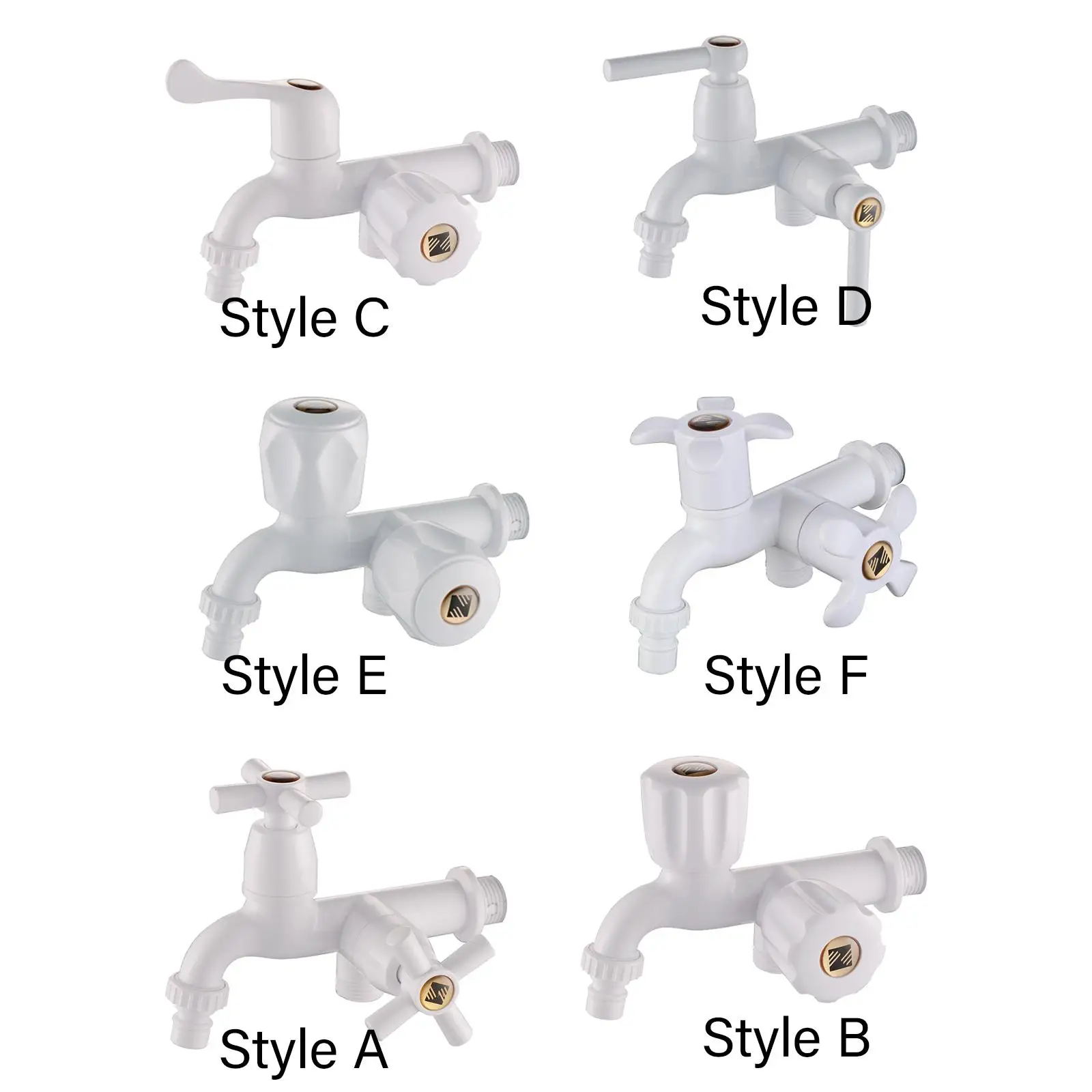 

Washing Machine Faucet Garden Tap Mop Pool Faucet Wear Resistance G1/2 Bathroom Faucet for Outdoor Laundry