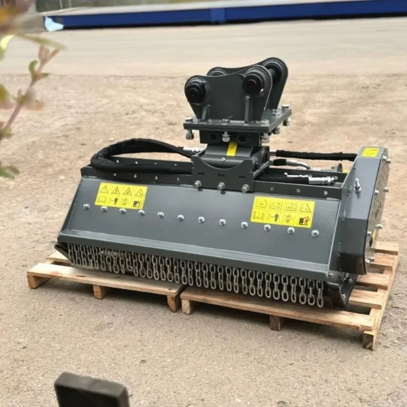 

Factory Custom 3-8 Ton Excavator Hydraulic Flail Mower WG-100 WG-120 Series For Sale - Farm Flail Mower