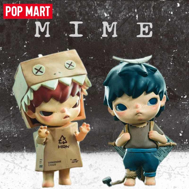 

POP MART Hirono The Mime Series Blind Box Anime Figure Cartoon Desktop Decoration Toy Mysterious Box Doll Surprise Birthday Gift