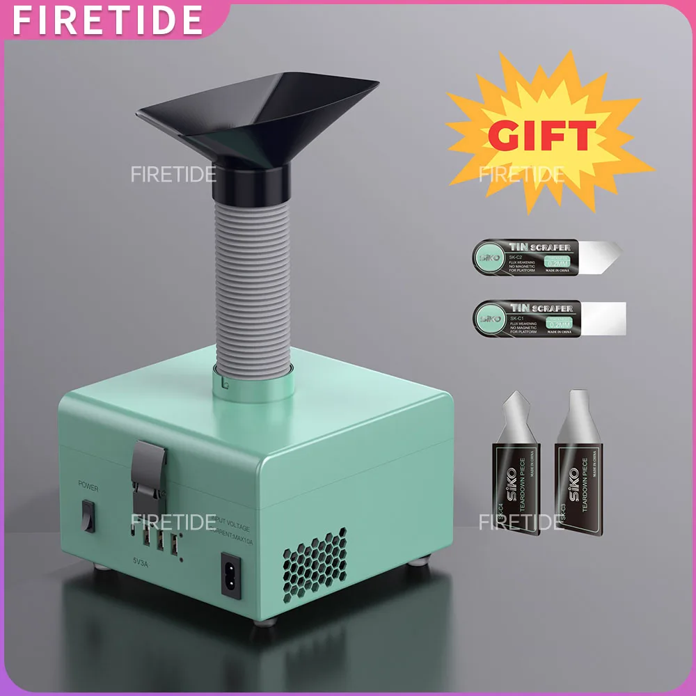 

Fume Extractor 150W Soldering Smoke Extractor with 3-Stage Filters &LED Strong Suction Purifier for Engraving DIY Welding