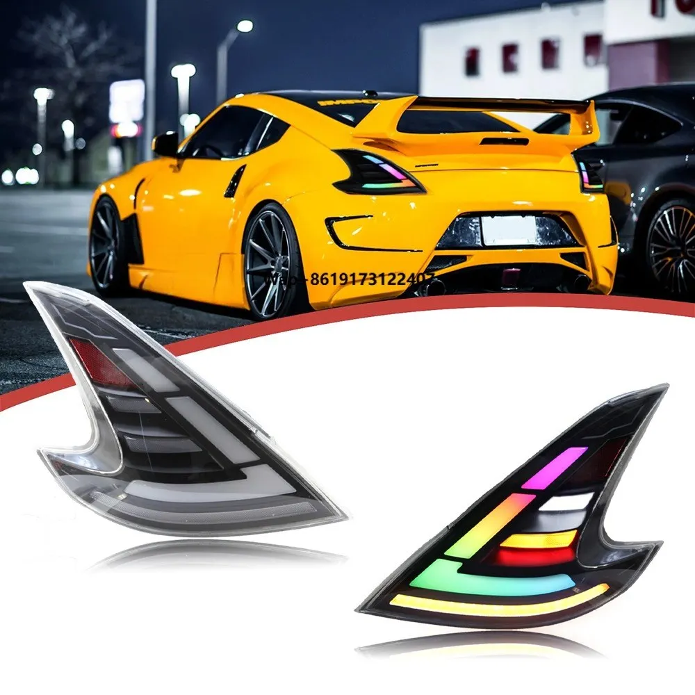 

Hot Selling Led Taillights for 370z Z34 App Change Color Style Tail Rear Back Light Reverse Brake Turn signal
