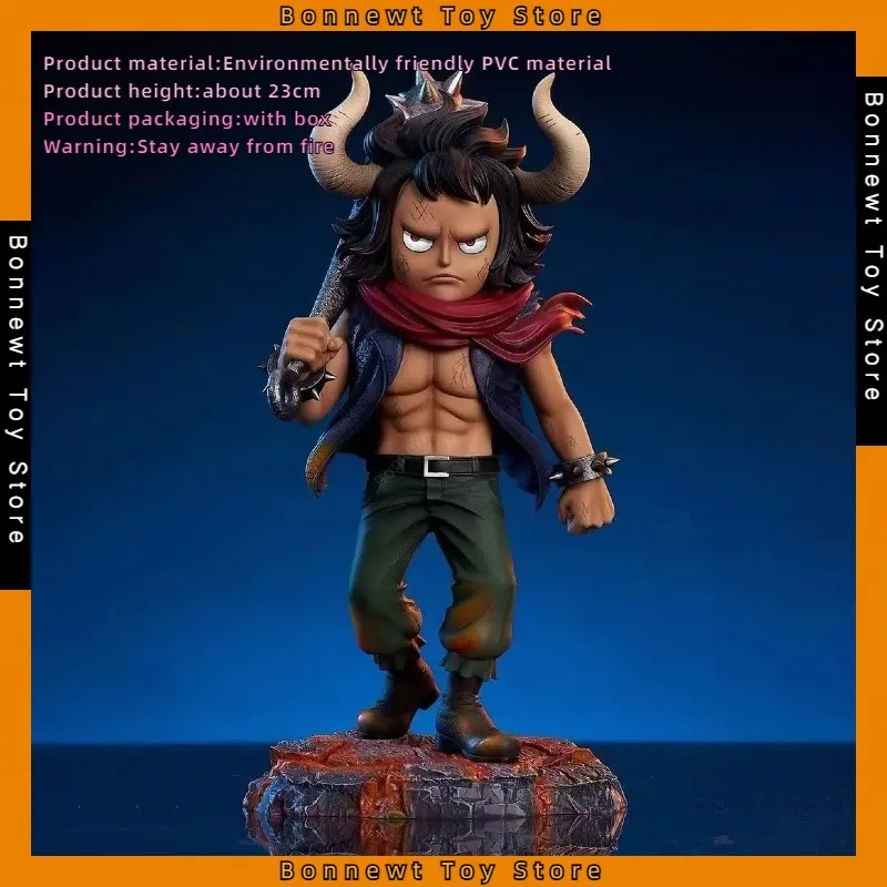 

New 23cm One Piece GK Series Childhood Kaido Animation Statue Model Figure Wholesale Desktop Ornament Model