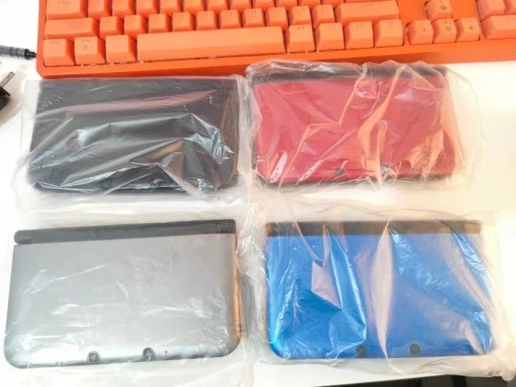 وحدة تحكم ألعاب محمولة ذات غلاف مجدد أصلي لوحدة تحكم 3DS xL USA/EUR vs.