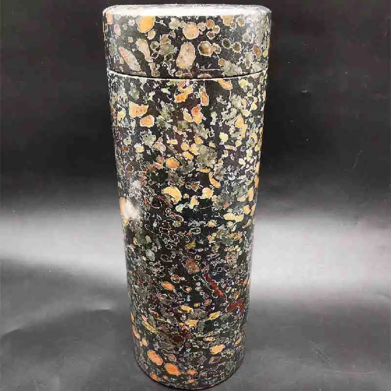 

Natural Plum Blossom Jade Thermos Cup Wholesale Nuwa Stone Tea Cup Yaowang Stone Jade Tea Cup Jade Crafts Live Broadcast