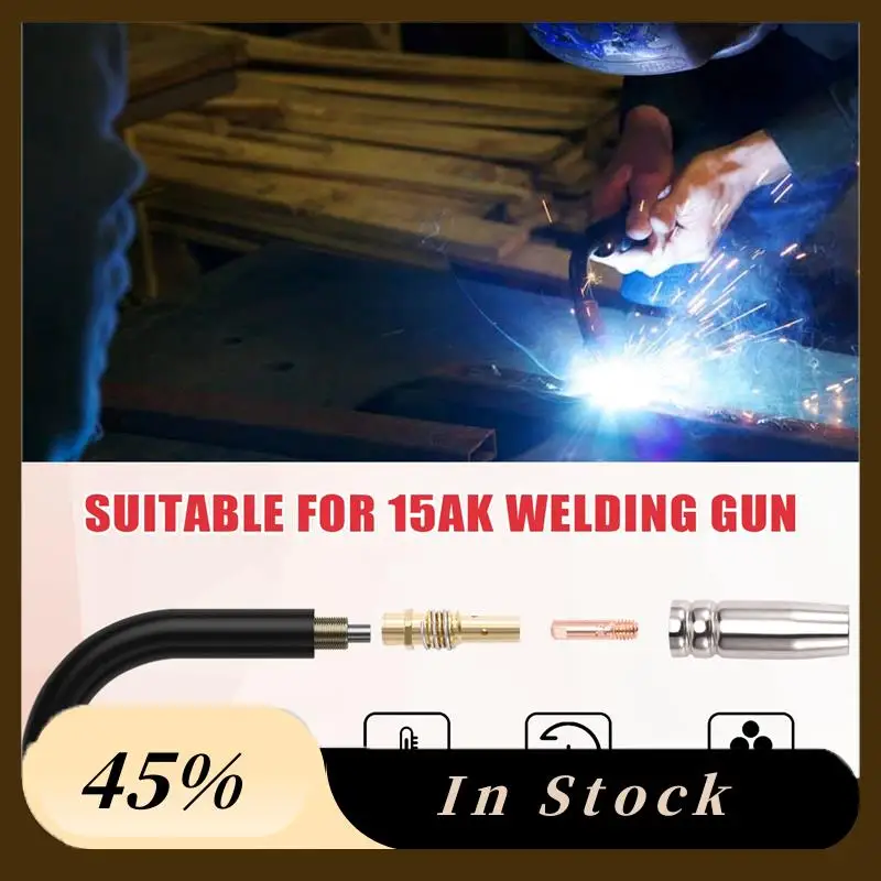 

A78K Новый 14 шт. 15AK аксессуары для сварочной горелки расходные материалы MIG горелка держатель наконечника газового сопла 15AK MIG