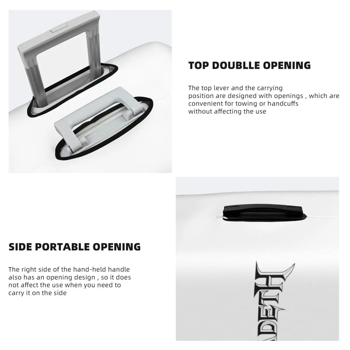 Роскошный защитный чехол для чемодана с металлическим ремешком Megadeth, эластичные защитные чехлы для дорожного багажа на 18-32 дюймов