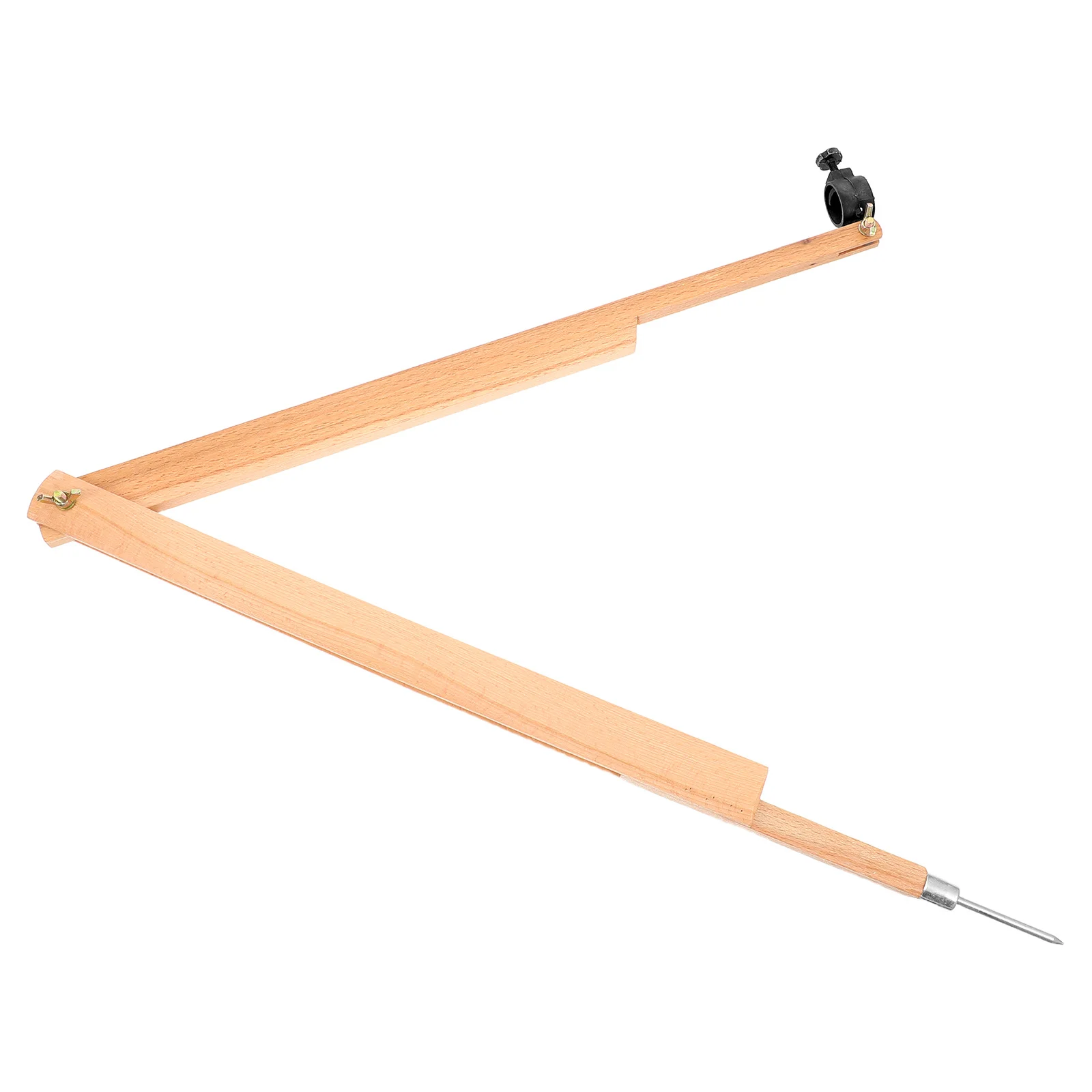 

Wooden Compass For Drawing Circles Universal Locking Math Tool Whiteboard Chalk Holder Geometry Teaching Aid Drafting