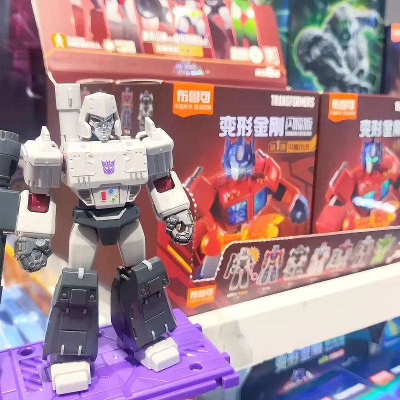 Blokees Block Led Shining Version1-Shine Attack Transformers Optimus Prime Robotergebäude Spielzeug Aktionsfiguren Spielzeug Geschenke
