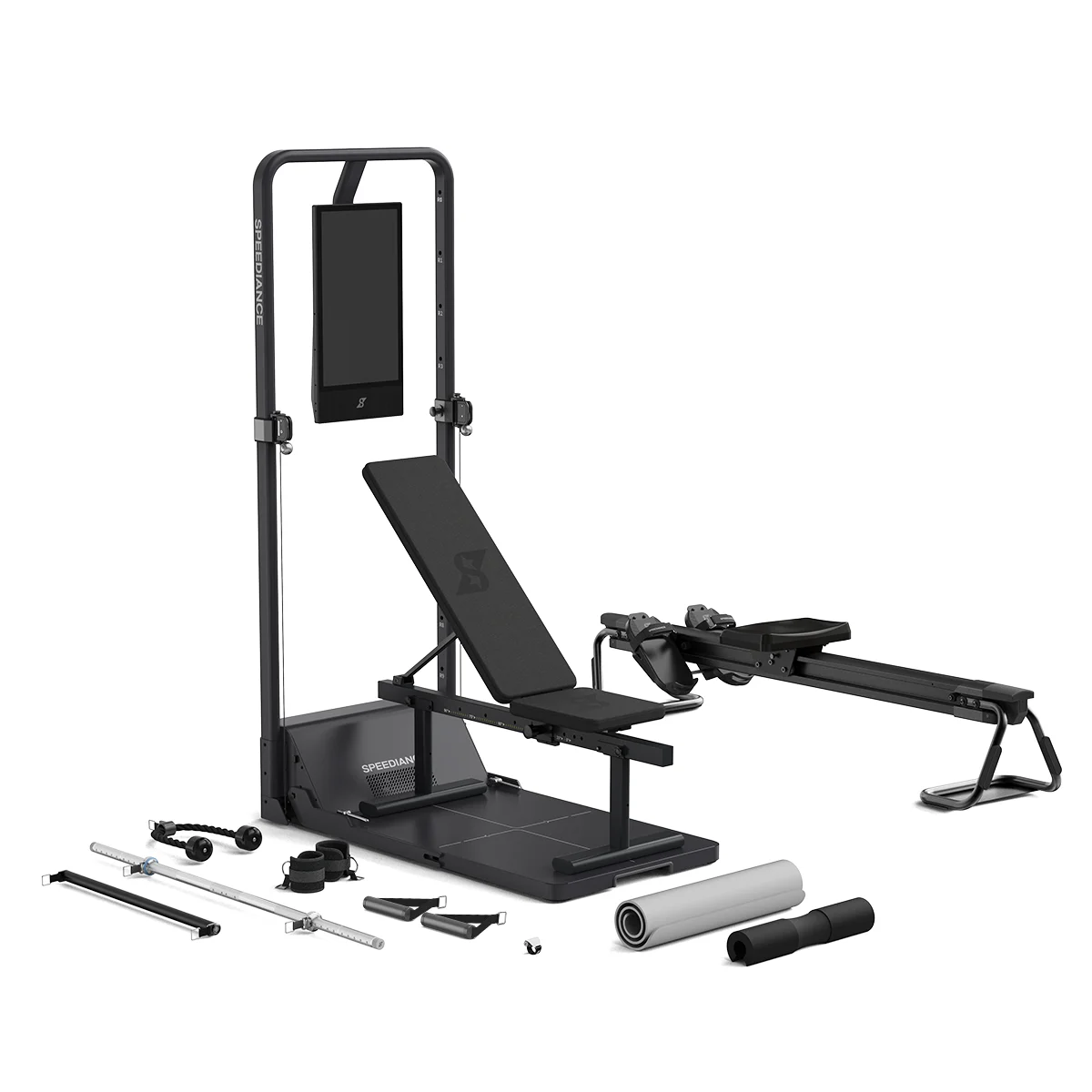 Appareil de fitness intelligent tout-en-un pour entraînement à domicile, machine de gym multifonctio