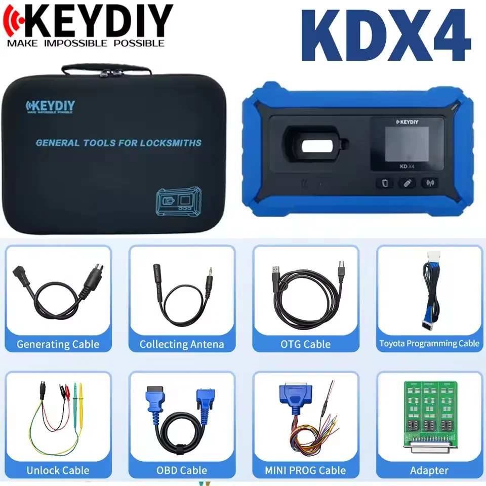 KEYDIY KD-X4 KDX4 Remote Generateor Copy Chip Reader Programming Multi-functional Anti-theft Matching Tool Upgrade of KDX2 KDMAX