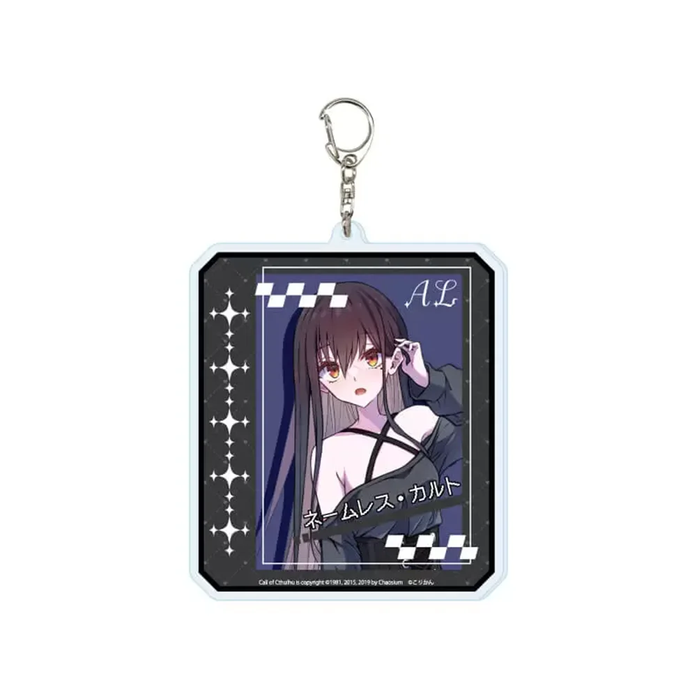 Anime Waving Aier Acrylic 6cm Keychain Characteristic Characters Ornament Accessories Goods Collection Christmas Gifts