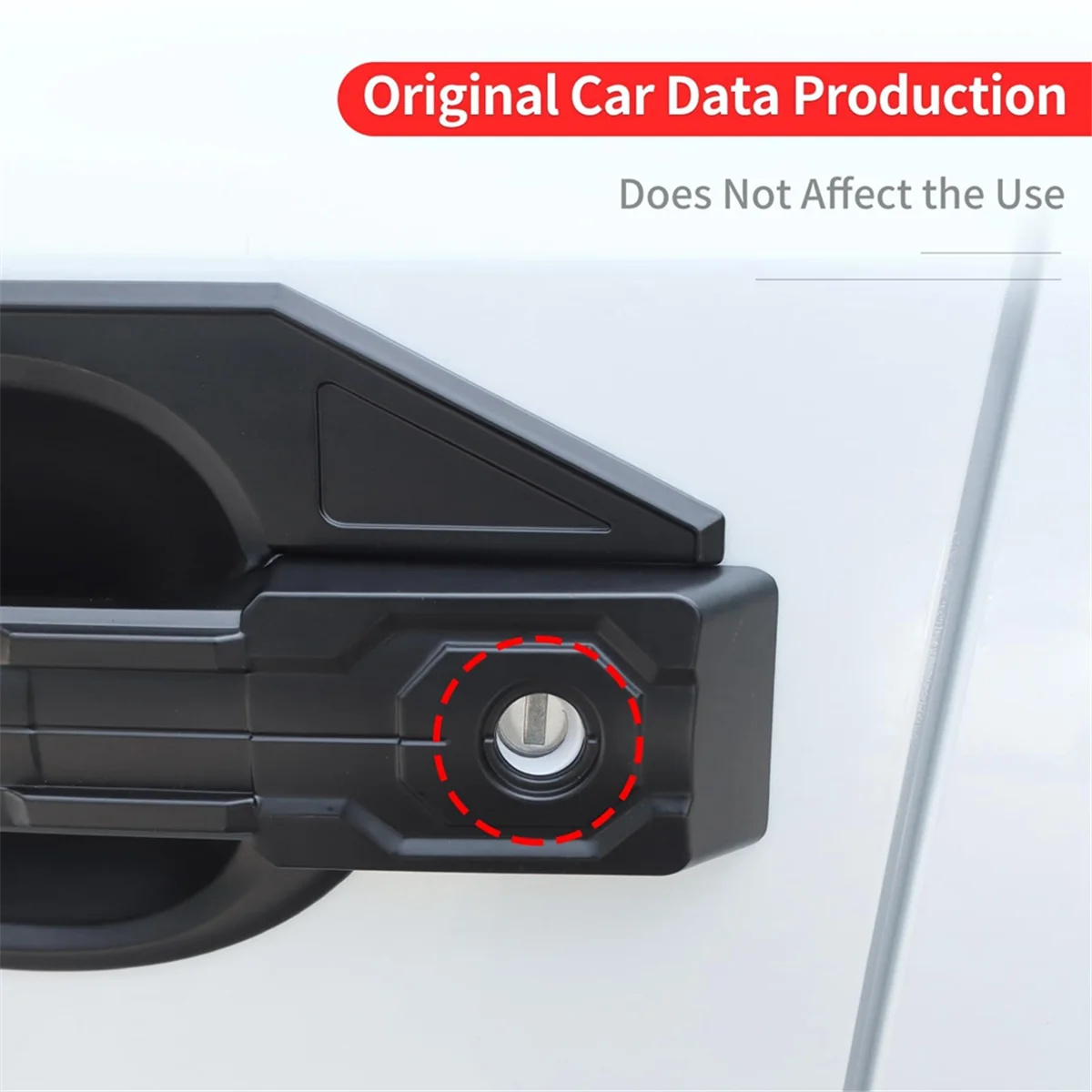 

#953D Car Exterior Door Handle Cover Door Bowl Cover Trim (Semi-Black)