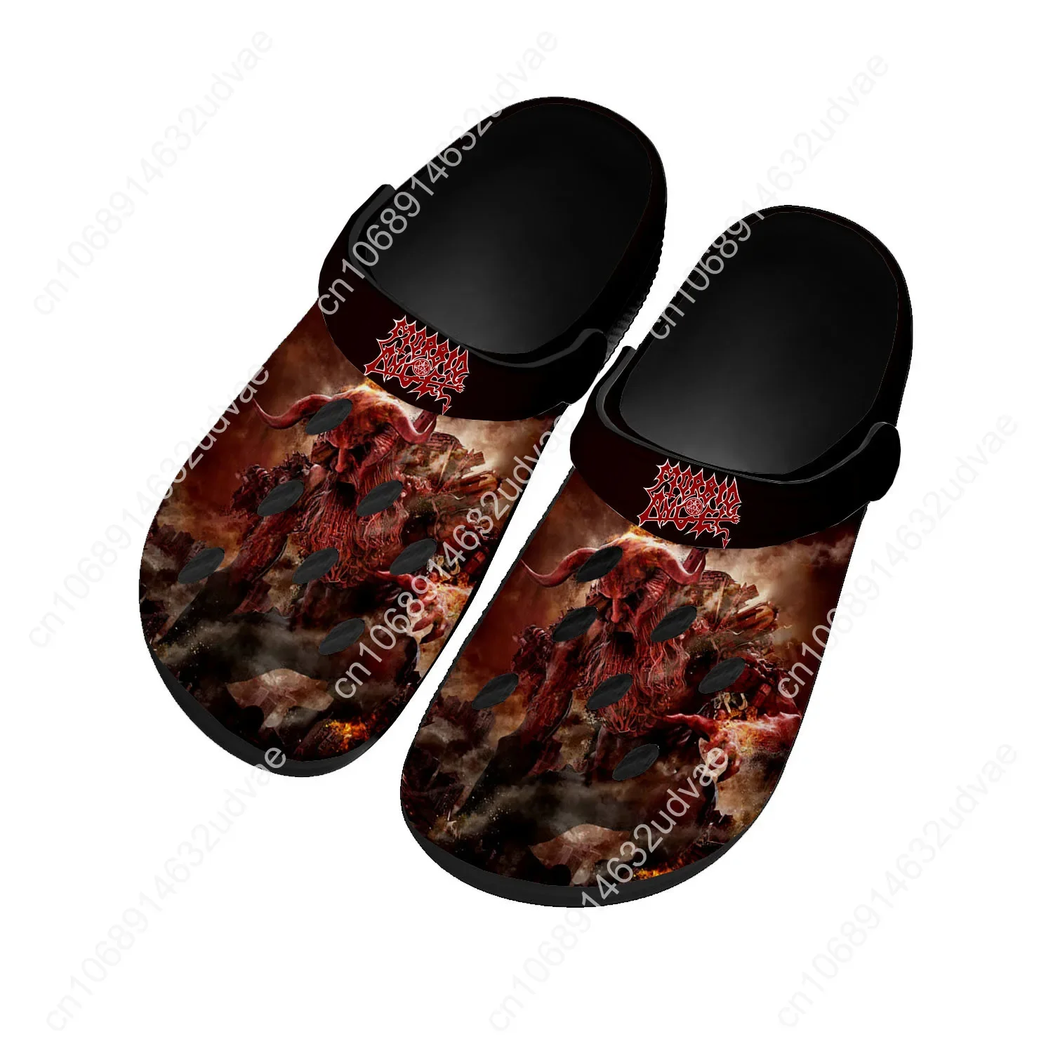 Morbid Angel Water Shoes Mens Womens High Quality Fashion Home Garden Clogs Customizd Sandals Beach Breathable Hole Slippers