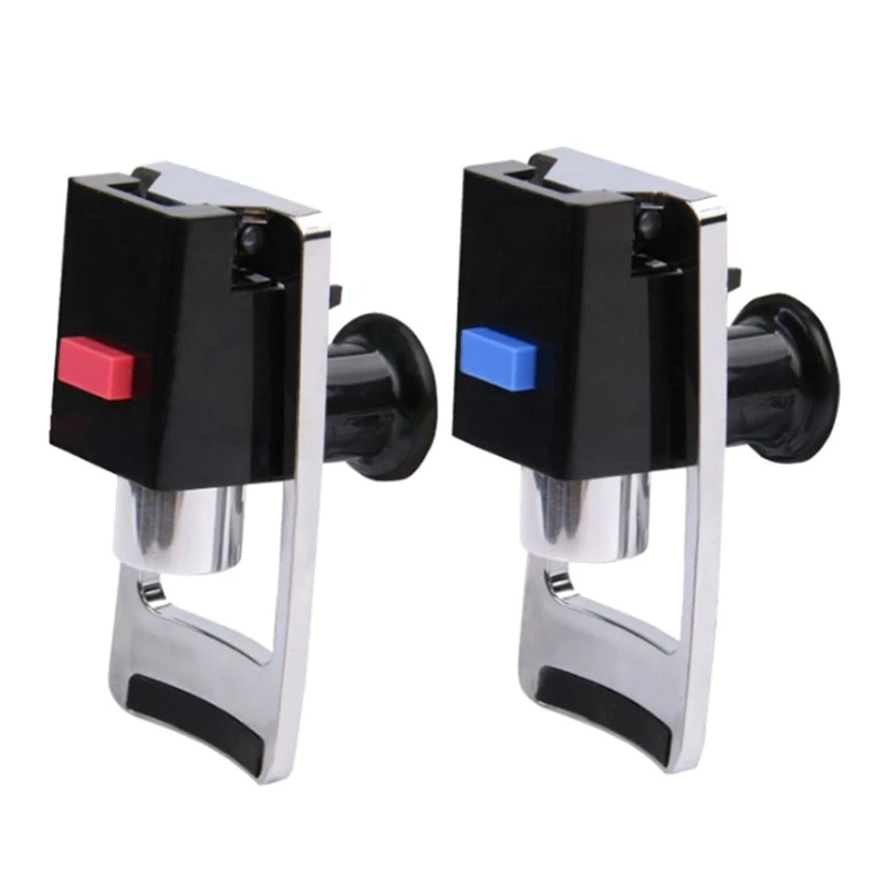 2 Pieces Push Spigot for Water Cooler Dispenser Blue and Red Pack Durable