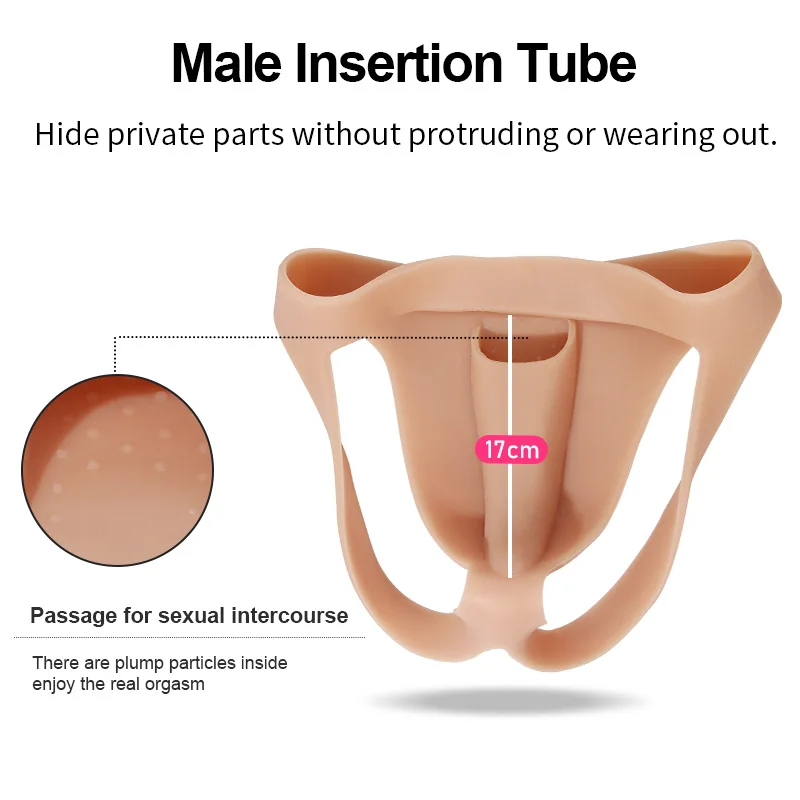 Realistic Silicone Panties Gays Pussy Pants  Sexy Fake Vagina Form Crossdresser Transgender Shemale Drag Queen Cosplay