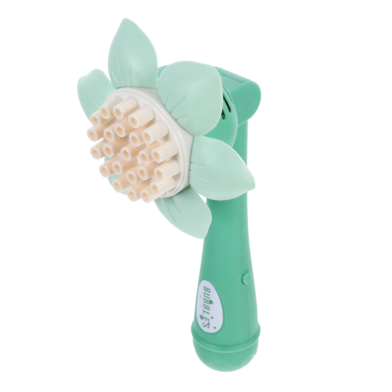 Bubble Machine 23 หลุม Sunflower Shape ไฟฟ้าเด็กมือถือ Blower พลาสติกกลางแจ้งในร่มสนุกของขวัญ Play