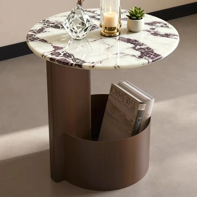Floor Funky Side Table Occasional Sofa Corner Circular Storage Side Table Nightstands Mesa Auxiliar Plegable Furniture Home