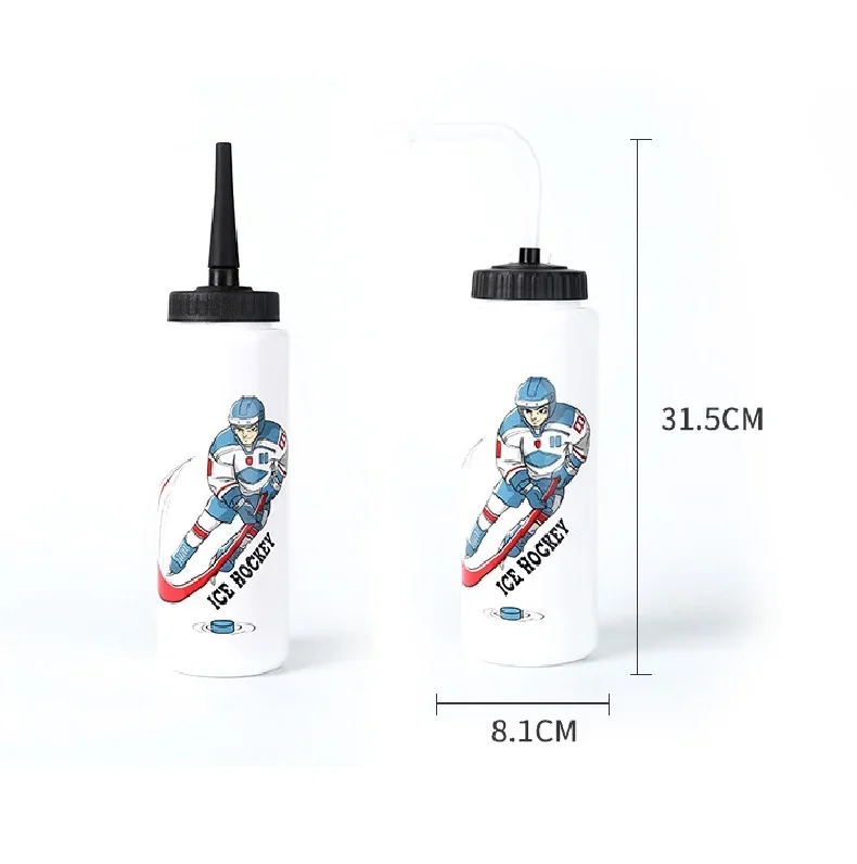 Бутылка для воды для хоккея с шайбой, 1000 мл