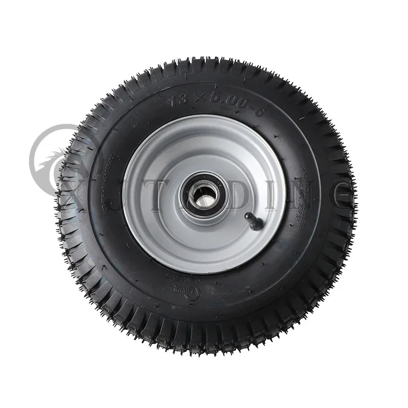 13x5.00-6 Wheels Tyre With 6 inch Bearing Wheel Hub For Scooter Golf Cart Trolley Lawn Mower Small Agricultural Vehicle Trailer