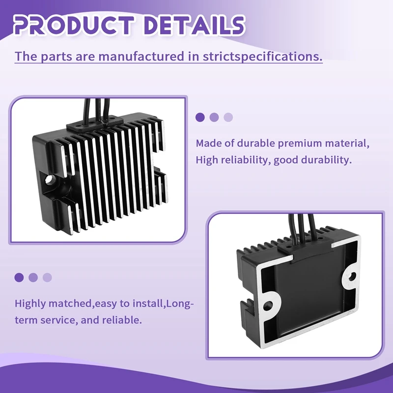 Motorcycle Voltage Regulator Rectifier For  Fxst Softail Fxsts Springer 1340Cc Wild Glide 1340Cc Super