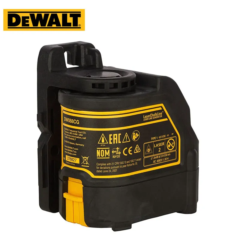 DEWALT DW088CG 2-Line Laser Level 50M Self Levelling Cross Line Gardening Tools Green Cross Line Lase Horizontal Level DEWALT