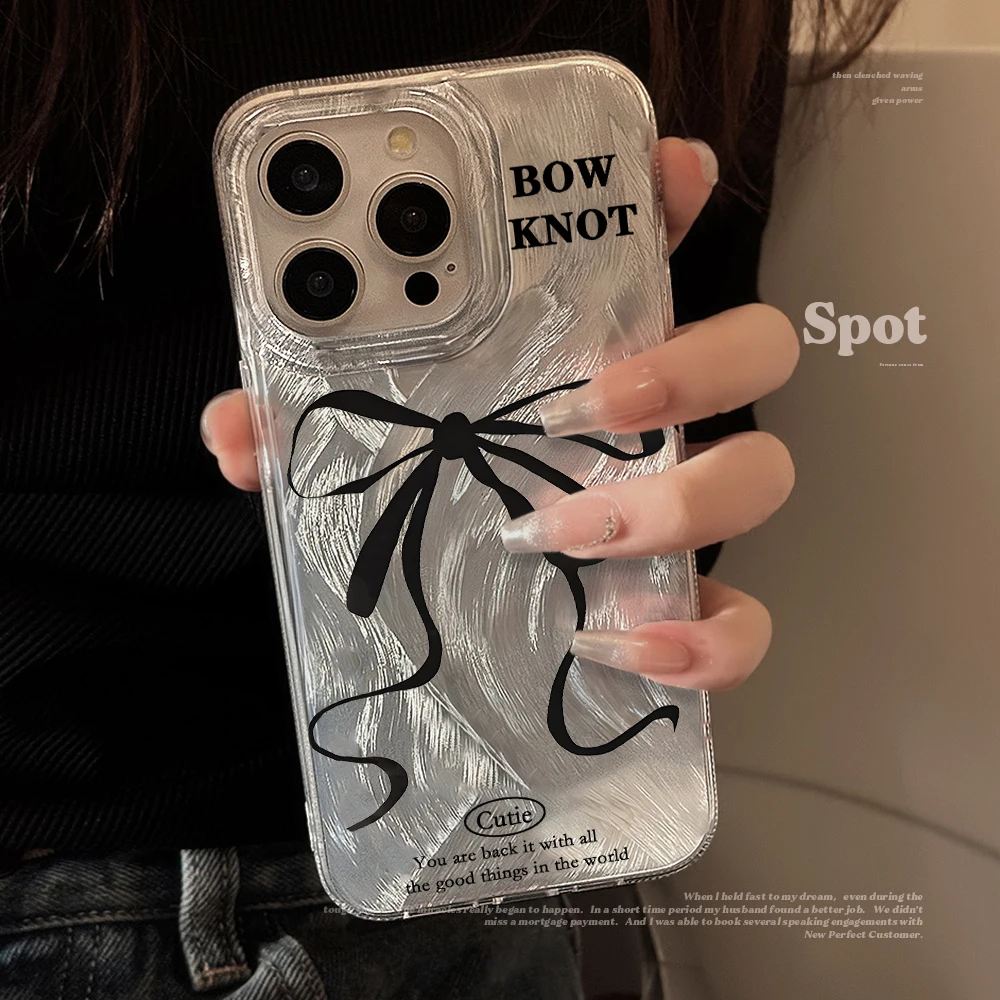 Luxuriöse Dollar-Schleife INS Hülle für iPhone 16 17 15 Pro Max Hüllen iPhone 17 11 12 13 ProMax 14 Plus 16E 8 XS XR Weiche Stoßfeste Schutzhülle – Detail 8