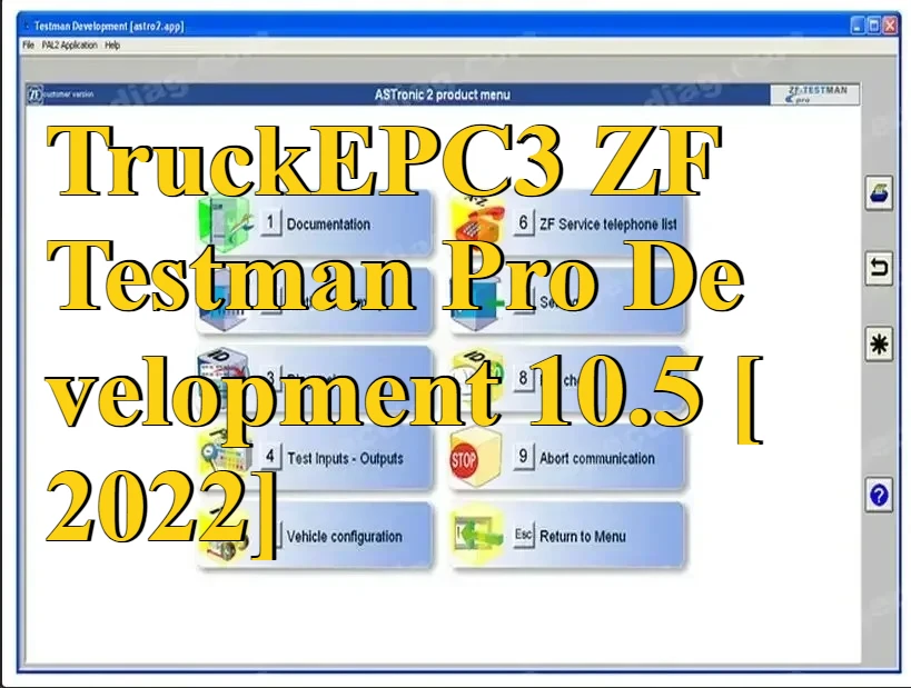 

TruckEPC3 ZF Testman Pro Development 10.5 [2018]