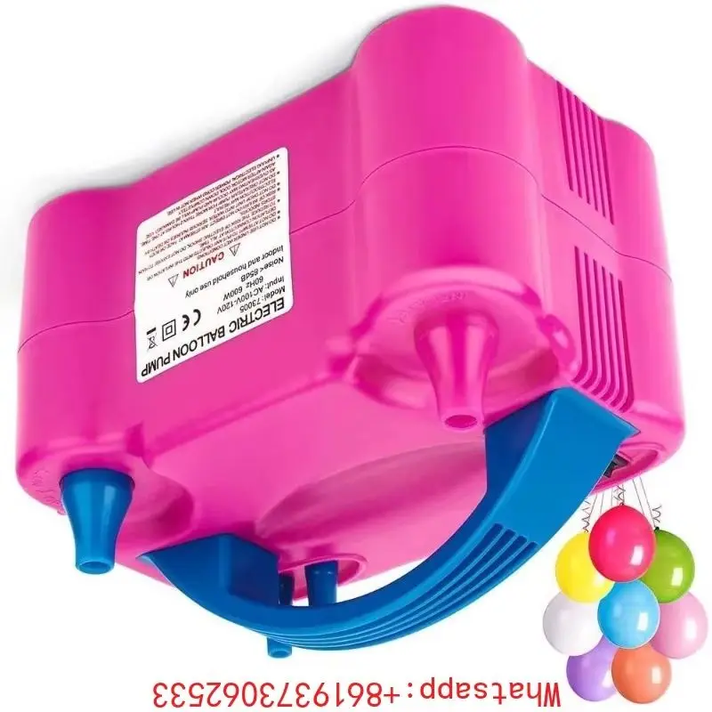 

High Voltage Balloon Inflator Double Hole Air Compressor Electric Balloon Inflator Pump Air Blower Balloon Pump
