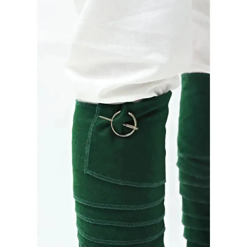 Wu01 wenam medieval 138 "envoltórios de perna para homens com broche viking alfinetes pirata cosplay traje histórico bezerro bandagem perna wrapjk5 *!