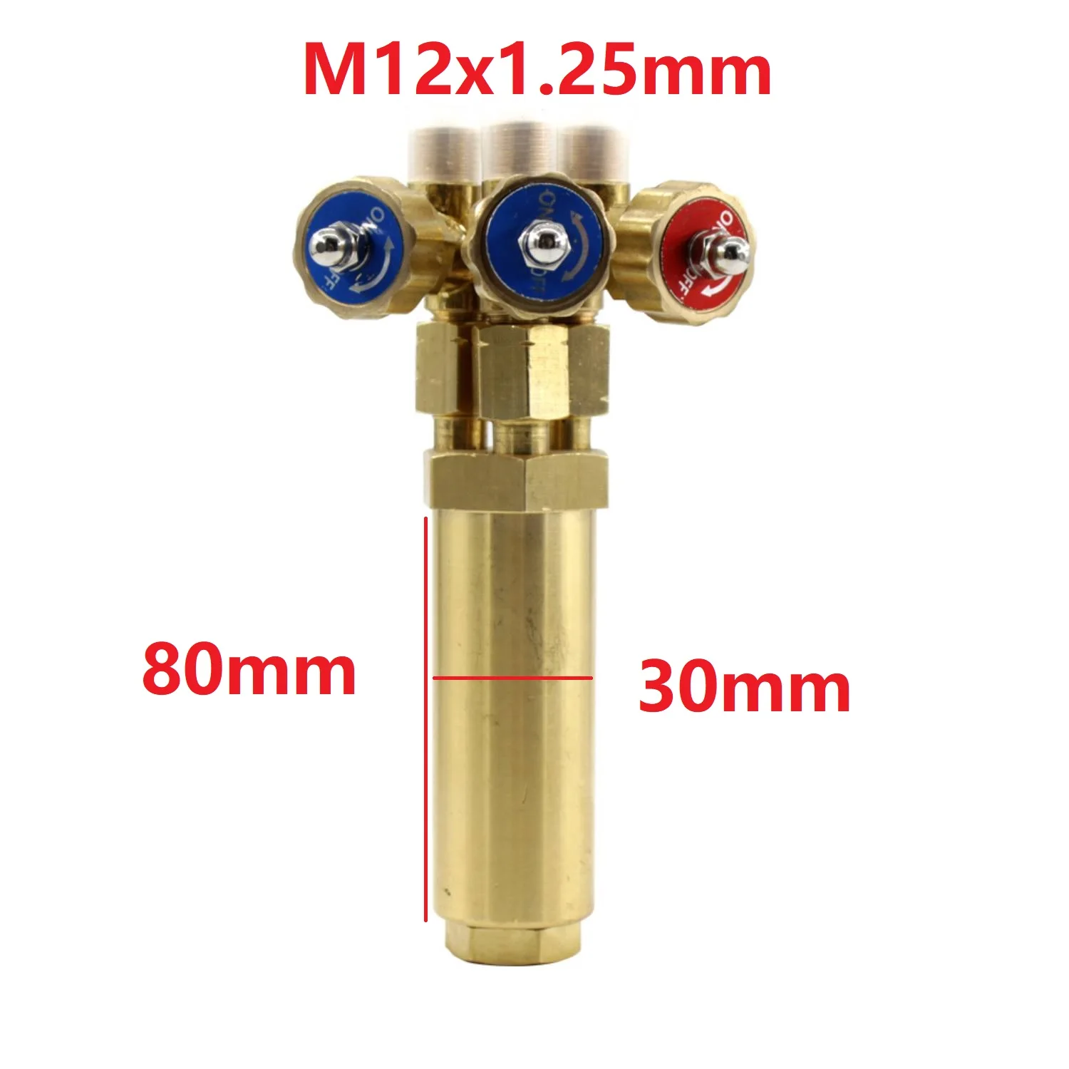 Portable CNC Flame Cutting Machine Gas Cutter Torch Head Part M12x1.25mm Use G02 G03 ANME PNME Nozzle Tip