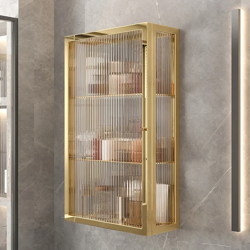 Stainless steel bathroom cabinet Changhong glass modern