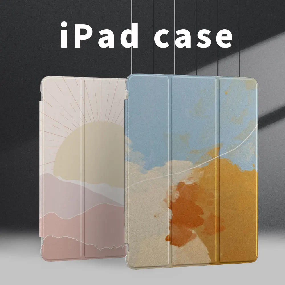 iPad Case 2020 2021 2022Pro11 Sleep Wake up Silicone soft case mini 4th 5th 6th generation with pen slot