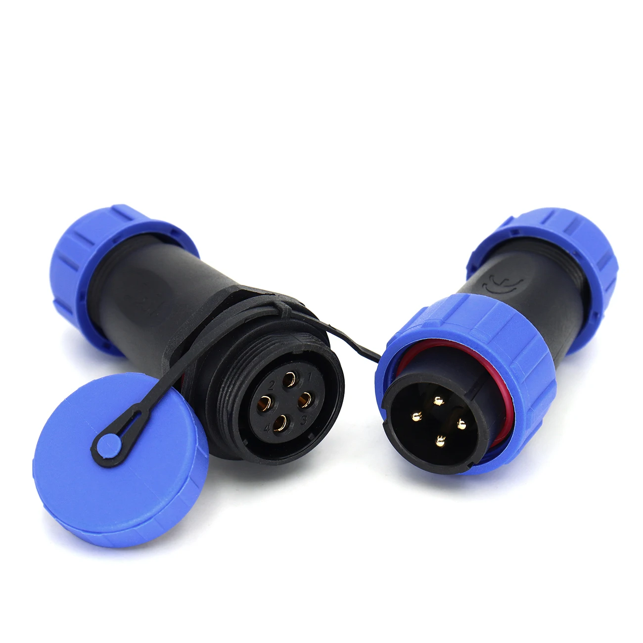 SP21 waterproof connector 2/3/4/5/6/7/8/9/10/12 pin  power cable docking connector male and female connectors  ,IP68