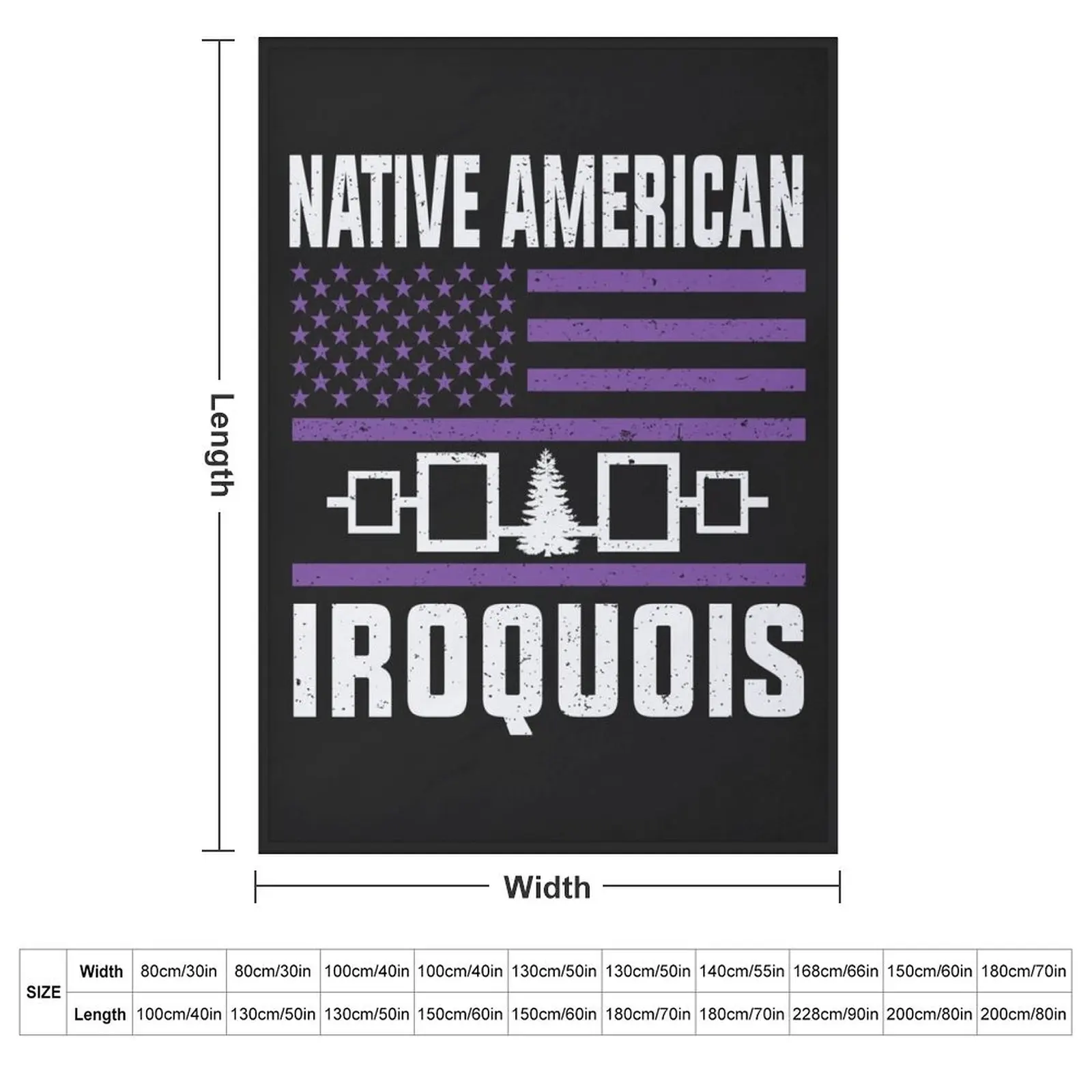 native american iroquois tribe - iroquois Throw Blanket couch cozy soft plush fuzzy picnic outdoor blanket
