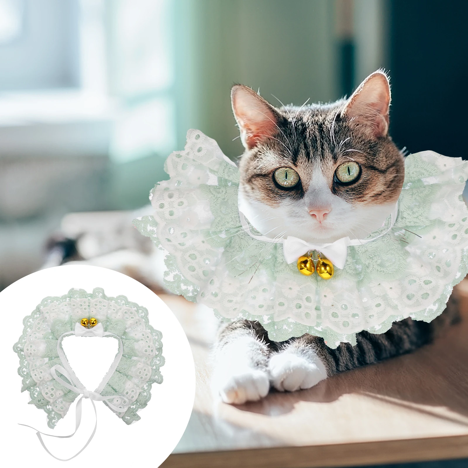 

Collar Lightweight Ribbon Pet Neckwear Bib Festivals Neck Neckwear Scarf Tie Gifts Accessories