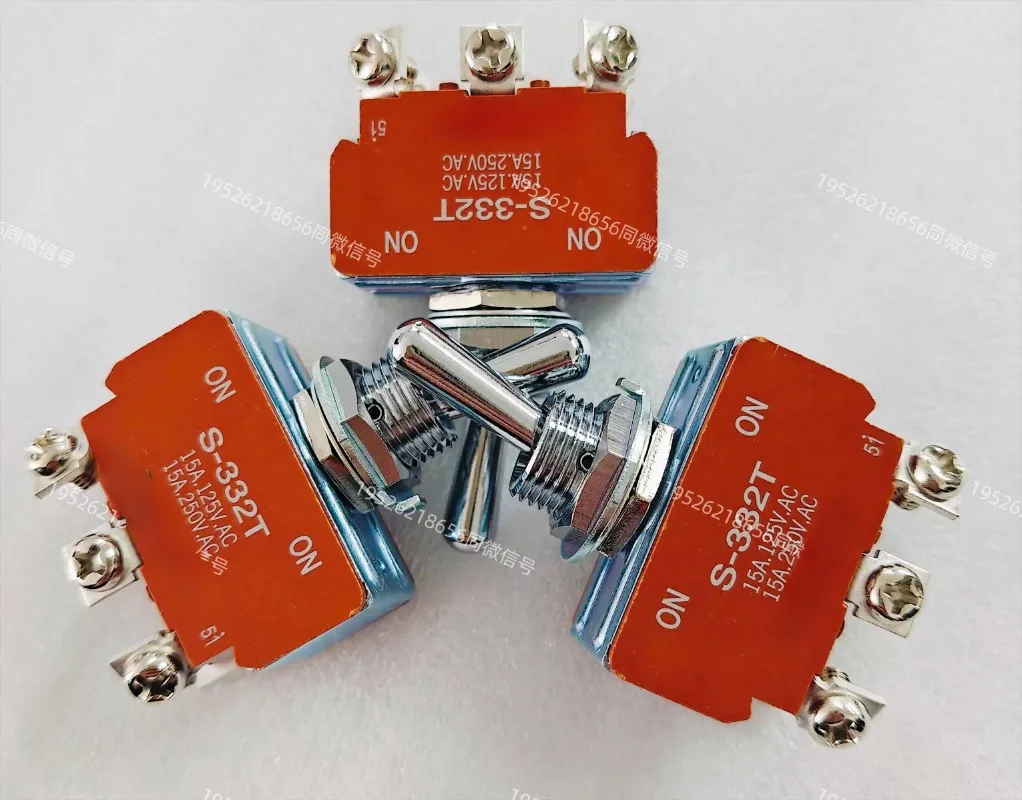 S332T screw terminal 6 pins 2 gears On-On opening 12