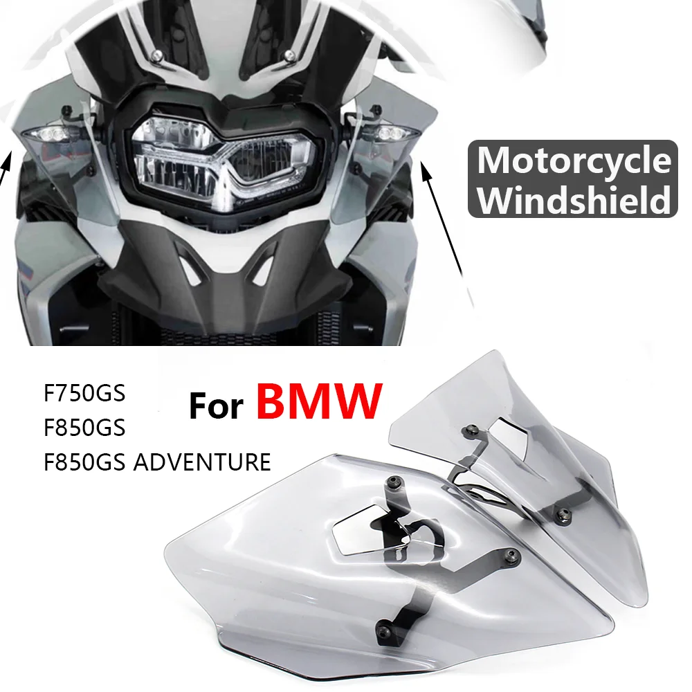 For BMW F850GS ADVENTURE Motorcycle Cover Windshield Windscreen Wind Deflector HandShield Handguard Windshield Side Deflector