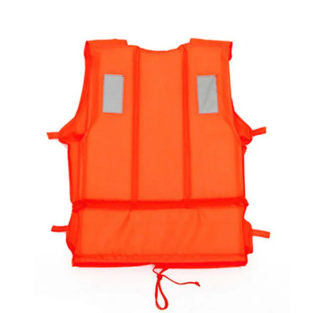 Lightweight Adult Nylon Foam Swimming Size with SOS Sport Durable Water Life Jacket Supplies Adjustable Life Whistle Jacket Vest