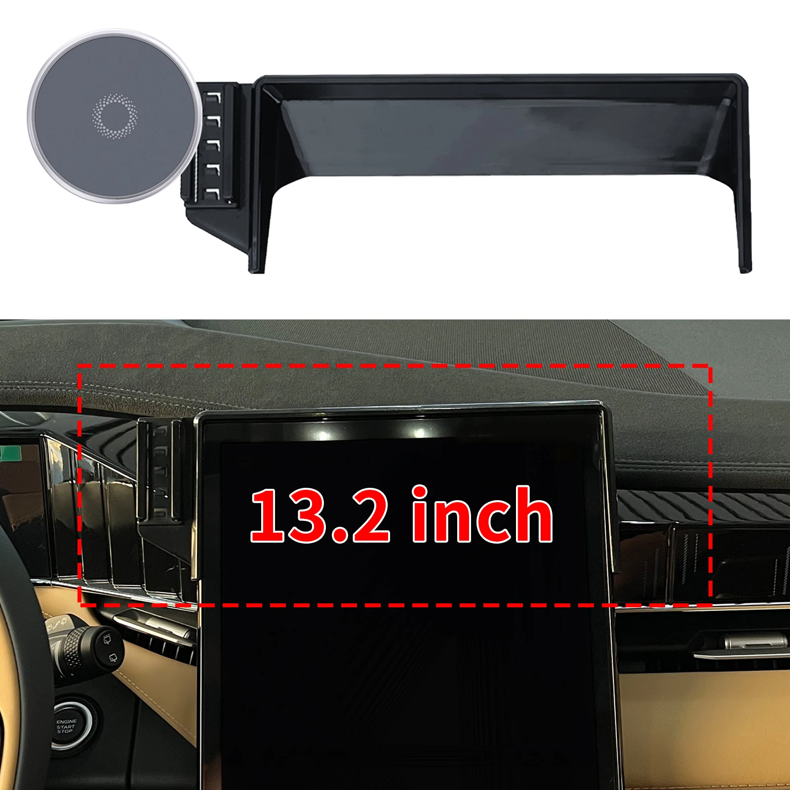 

fit for Geely Starray Atlas 2024 Boyue L FX11 Custom Fit Phone Holder Mount Dashboard Screen Base No Drill Car​​ accessoires
