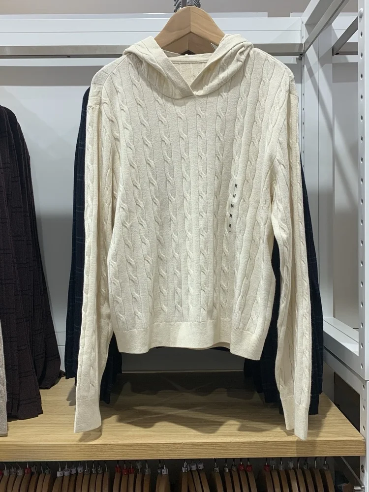 

Осенне-зимняя женская вязаная шапка, повседневная одежда, свитер на пуговицах и комплект брюк, удобный дышащий экологически чистый материал