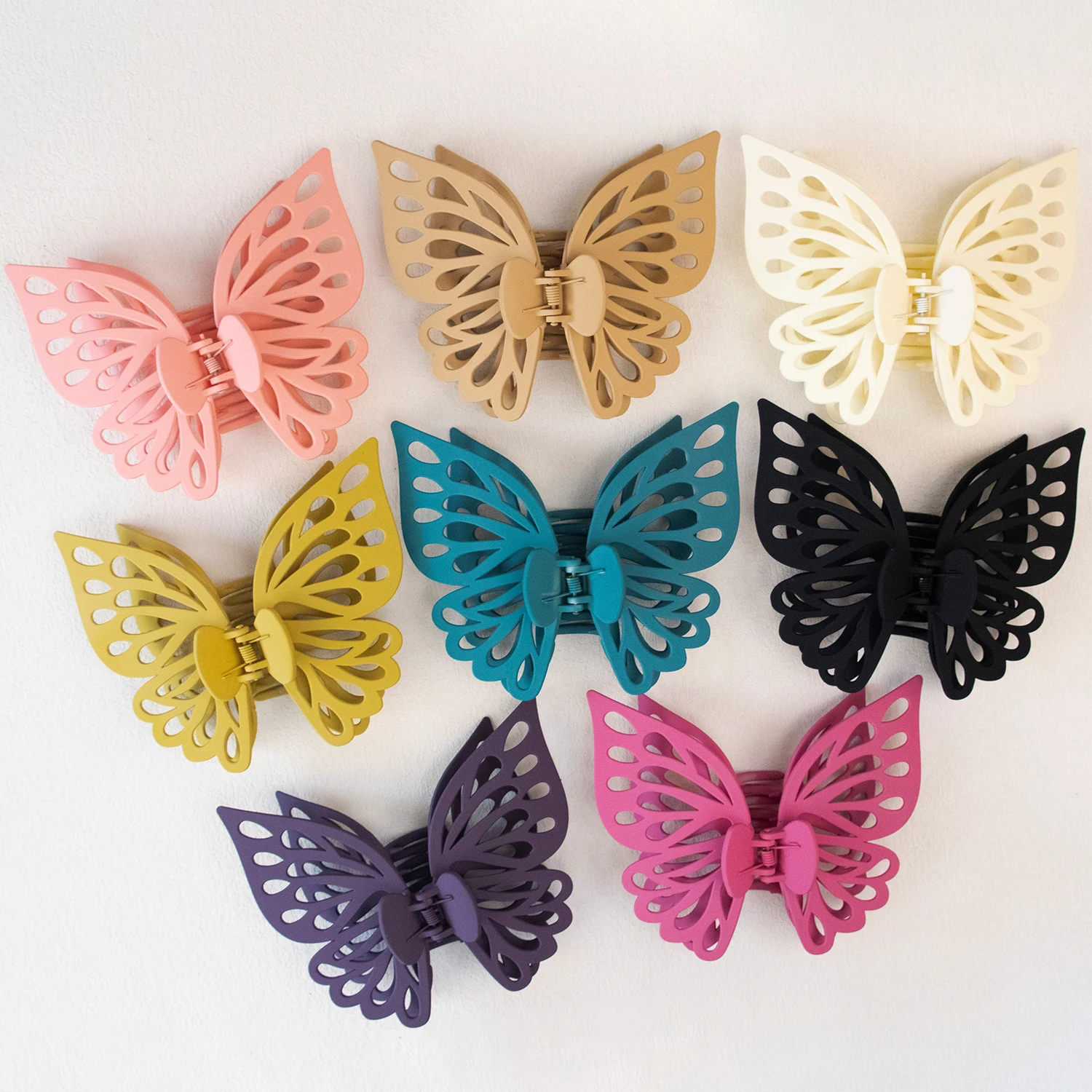 1PC Fashion Butterfly Hair Claws 5.3inch Large Hair Clips Claws Women Girls Hair Accessories