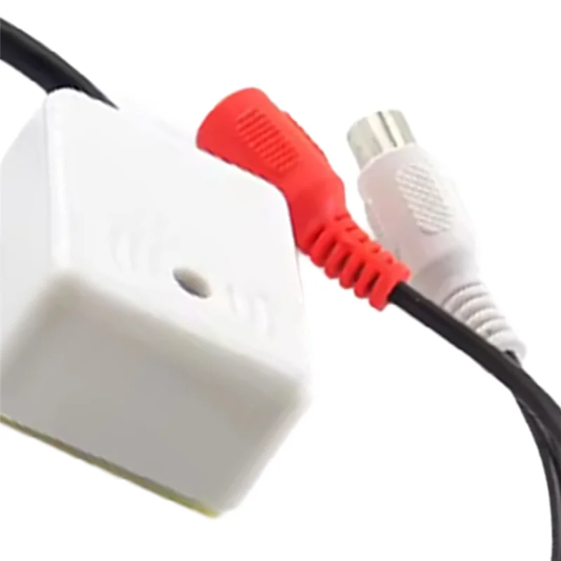 -BOFF Линейный тип микрофона Звуковая головка RCA-адаптер Аудио наблюдение Пикап Оборудование безопасности Купольный тип Коллекторный рекордер